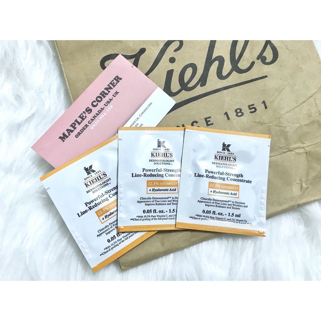 Tinh Chất Kiehl's Powerful Strength Line Reducing Concentrate CHỐNG LÃO HÓA MỜ VẾT THÂM
