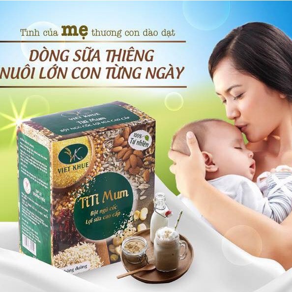 Ngũ Cốc Lợi Sữa Việt Khuê TiTi Mum 1 hộp 500gr