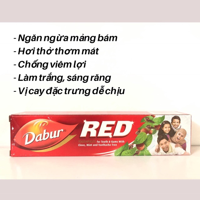 Red Dabur Herb’l - Kem đánh răng tốt nhất thế giới