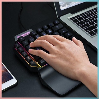 ✨chất lượng cao✨Small Keyboard One-Handed Game Mechanical Keyboard Left Hand Keyboard