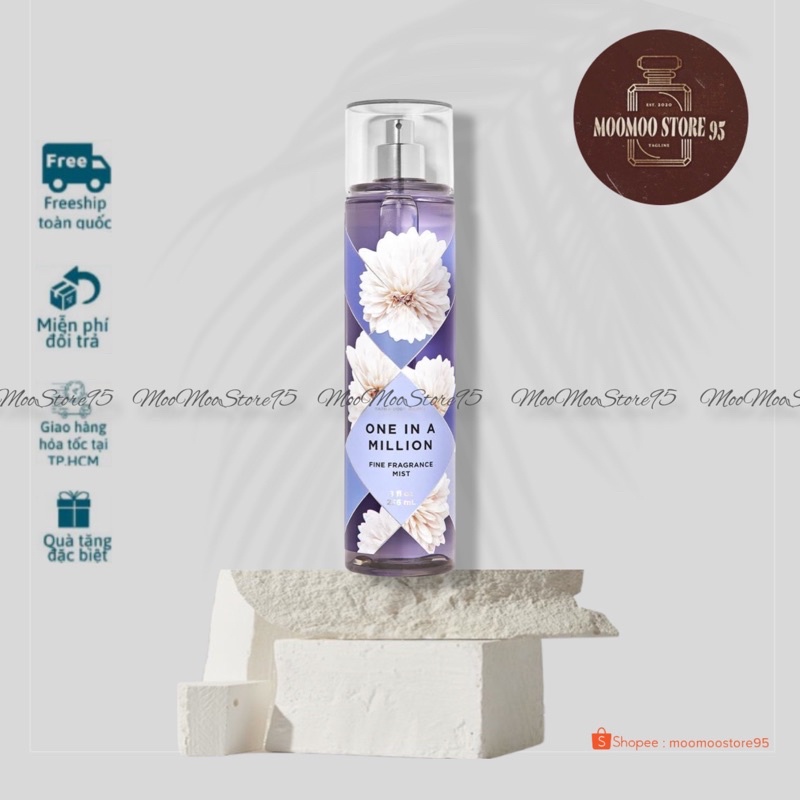 Xịt Thơm Toàn Thân Bath And Body Works - One in a Million