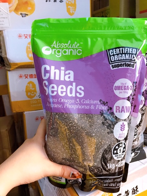 ( Giá sỉ ) HẠT CHIA ÚC ORGANIC CHIA SEEDS TÚI 1KG