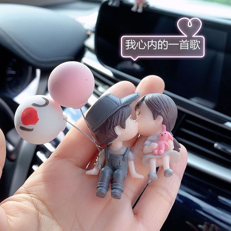 [Giá Chính Hãng] Đồ Trang Trí Nội Thất Xe Hơi Hình Cặp Đôi Phong Cách Nữ Thần Sáng Tạo Trang Trí Nội Thất Ô Tô Daquan
