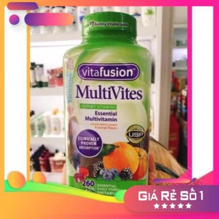 Kẹo dẻo Vitafusion Multivites 260 viên Date 02/2021 hàng mỹ nhập khẩu