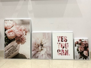 Combo 4 set tranh hoa khách đặt
