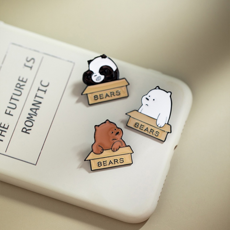 Ghim cài áo hình chú gấu dễ thương cho nữ