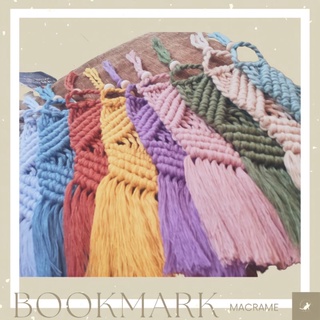 Thẻ đánh dấu trang sách, bookmark macrame, thẻ đánh dấu macrame