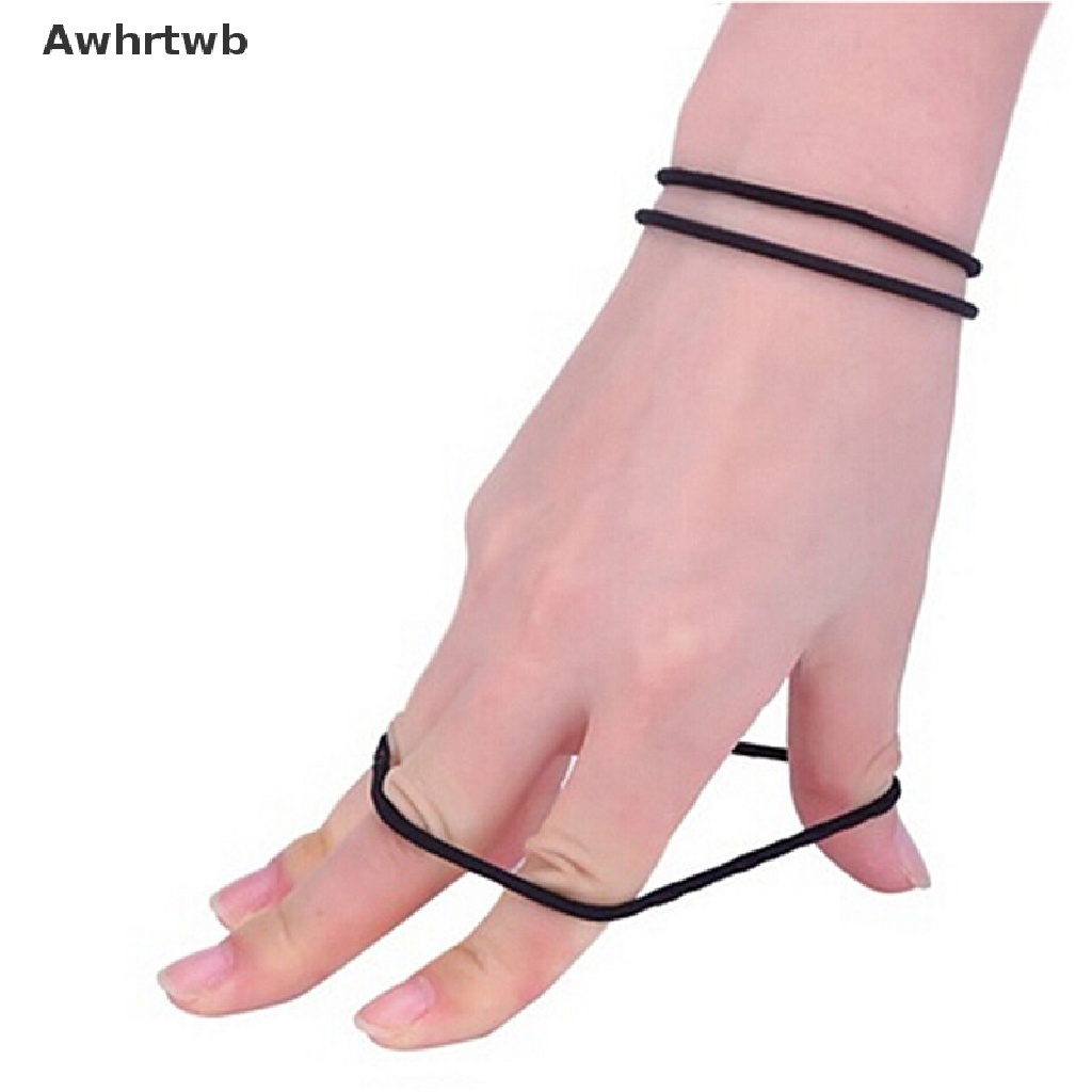 Set 40 Dây Cột Tóc Co Giãn Màu Đen Thời Trang Cho Nữ Mới