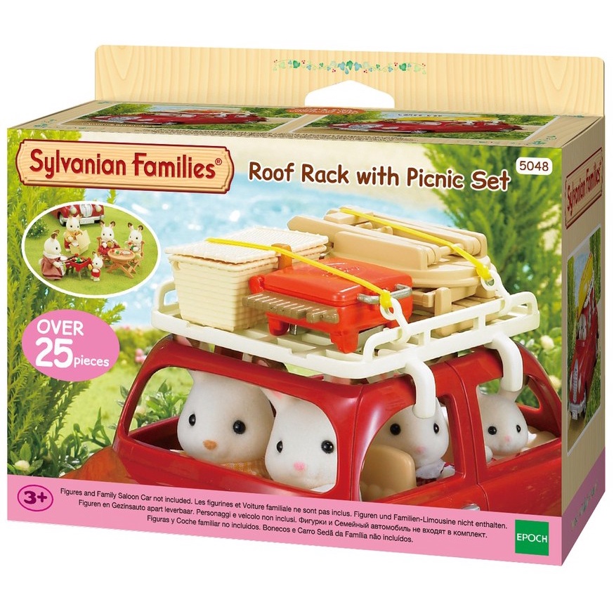 Đồ Chơi Sylvanian Families Bộ Giá Để Đồ Pinic Cho Xe Hơi Roof Rack with Picnic Set