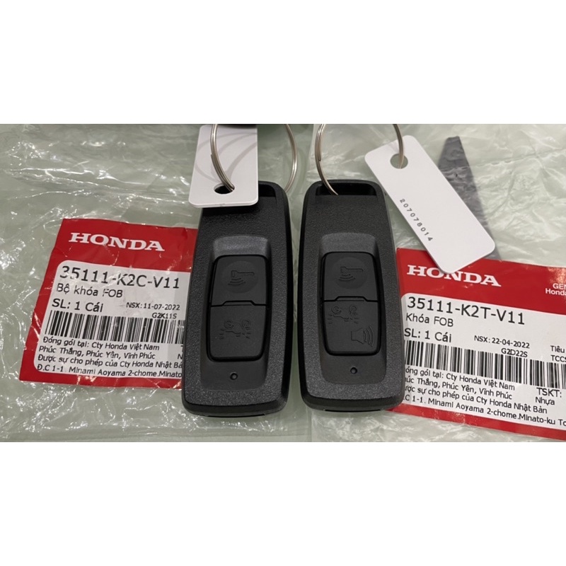 Khóa thông minh smartkey FOB Honda Lead 2013-2023hàng chính hãng honda