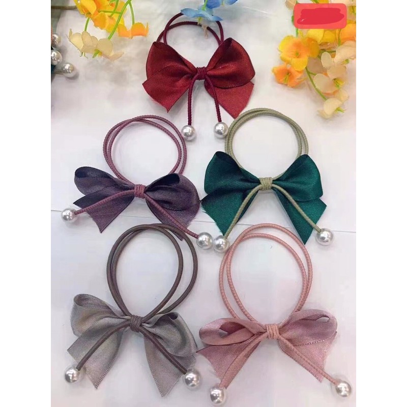 Sỉ 10 cột nơ đẹp xinh xắn các mẫu nơ ngắn đủ loại