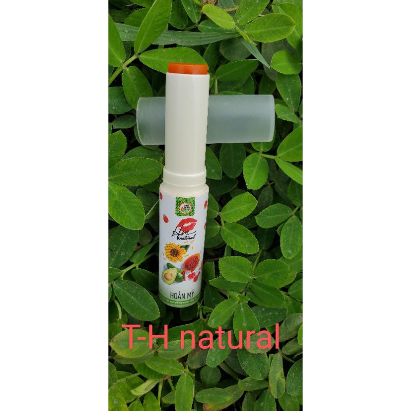 Son dưỡng môi thiên nhiên tinh dầu gấc Hoàn Mỹ handmade 100% natural - an toàn cho trẻ nhỏ và phụ nữ mang thai | BigBuy360 - bigbuy360.vn