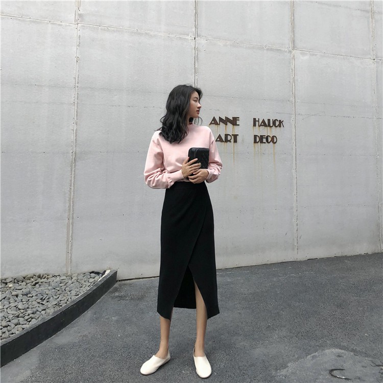 Chân Váy Len Xẻ Ôm, Mặc Được 2 Kiểu | Mẫu váy Đi Làm, Đi Chơi Đều Đẹp - V23