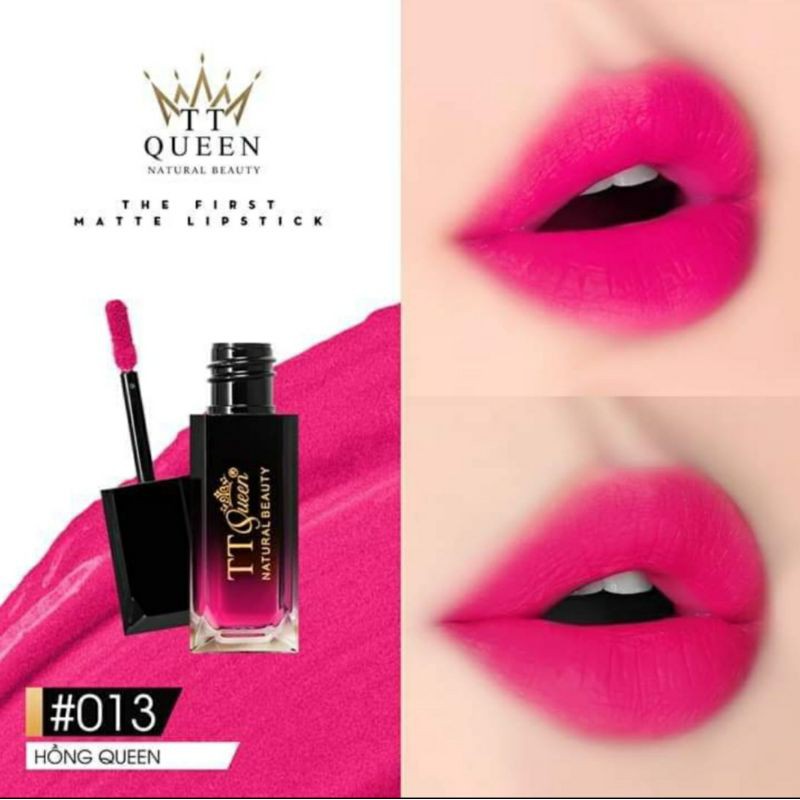 (SALES NGHỈ BÁN) SON TT QUEEN _MÀU HỒNG QUEEN SIÊU LÌ BỀN MÀU, KO CHÌ
