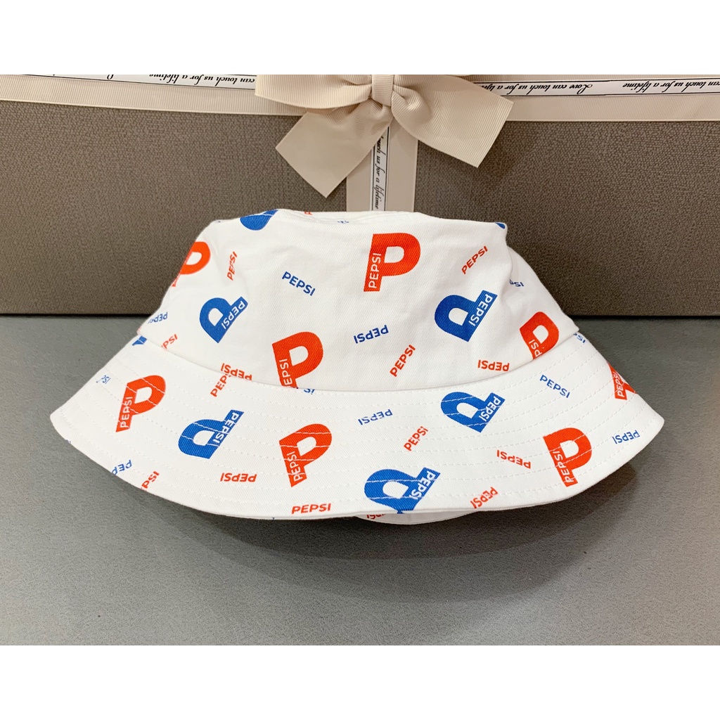 Nón/Mũ BUCKET PEPSI trắng sang trọng, dễ phối đồ, thời trang nam nữ