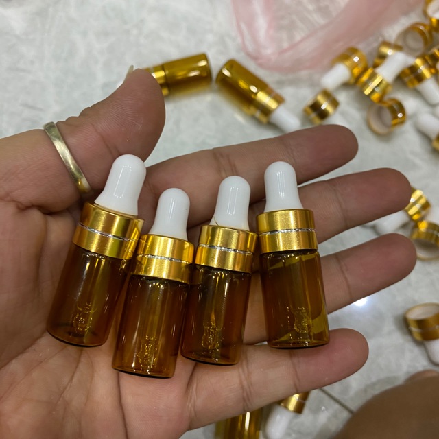 Conbor 10 chai chiết bút bóp serum 3ml nâu