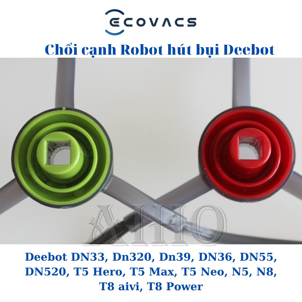 Chổi Robot Hút Bụi, Lau Nhà Ecovacs Deebot Lắp Quét Bên Cạnh Seri: DN, T5, N5, N8, T8 | Aiho Shop