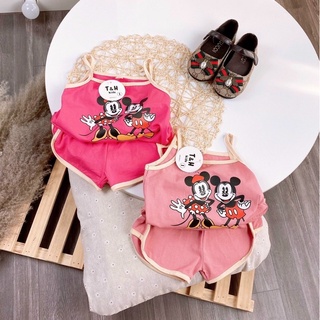 Bộ 2 dây mickey hồng