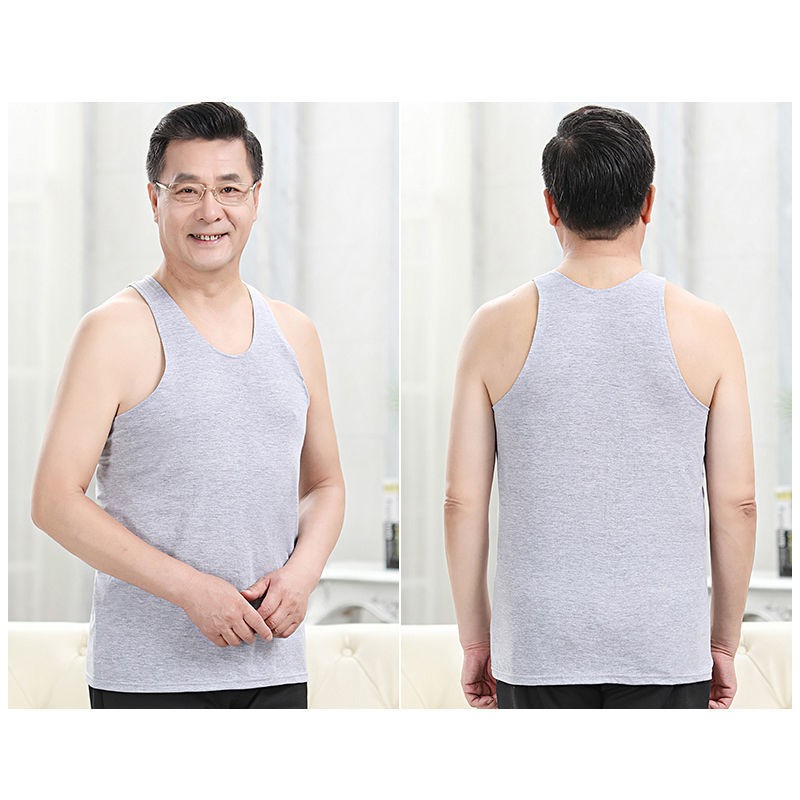 Set 2 Áo Sơ Mi Cotton Dáng Rộng Thời Trang Cho Đàn Ông Trung Niên