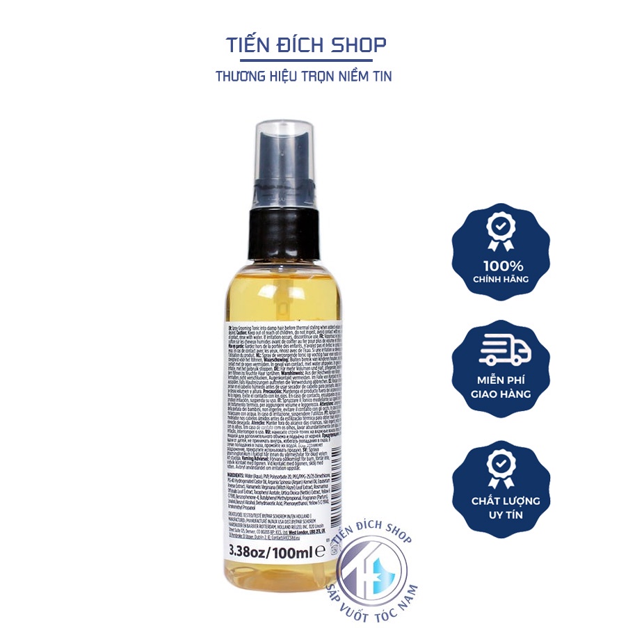 Xịt tạo phồng tóc Reuzel Spray Grooming Tonic 100ml chính hãng