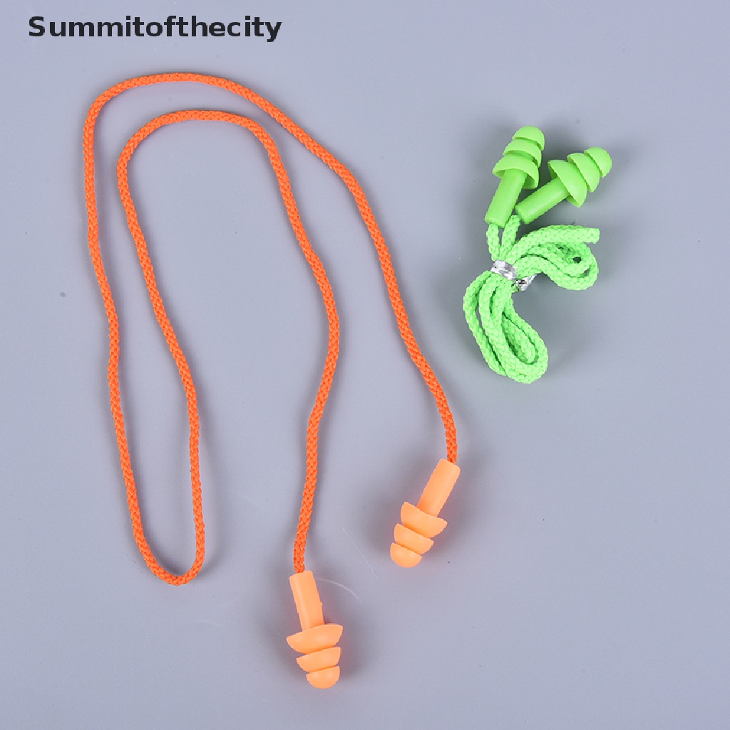 Nút Bịt Tai Giảm Tiếng Ồn Bằng Silicone Tiện Dụng Khi Đi Bơi