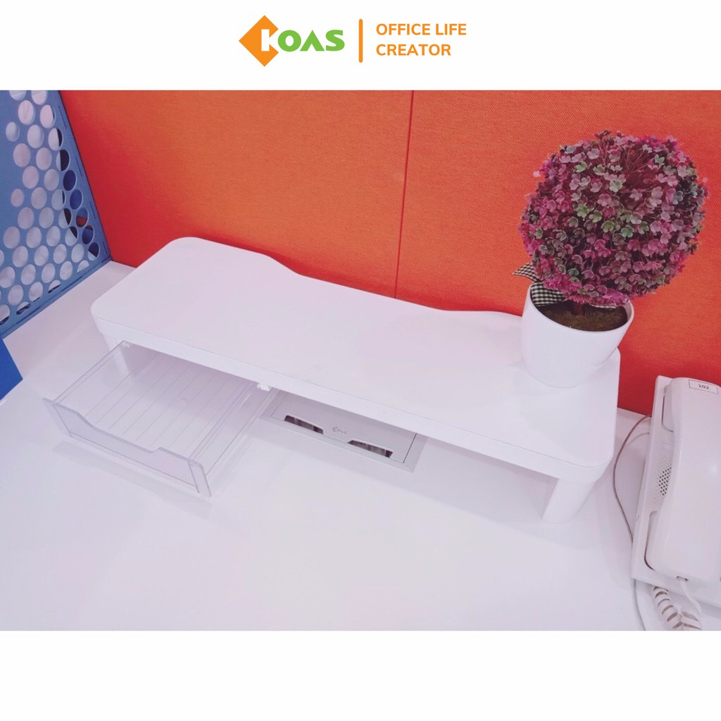 Kệ màn hình máy tính có ngăn kéo - Monitor stand  Koas OSA0005