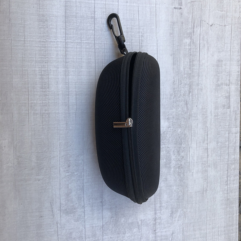 Sunglasses Case Compression Resistant Zipper Hook Glasses Case EVA Sunglasses Case