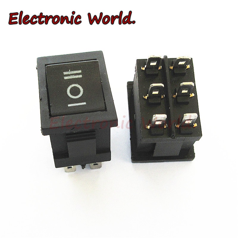 Set 5 Công Tắc KCD1 KCD1-101 2 Chấu 4 Chấu 15 * 21MM Chuyên Dụng Dành Cho Thuyền