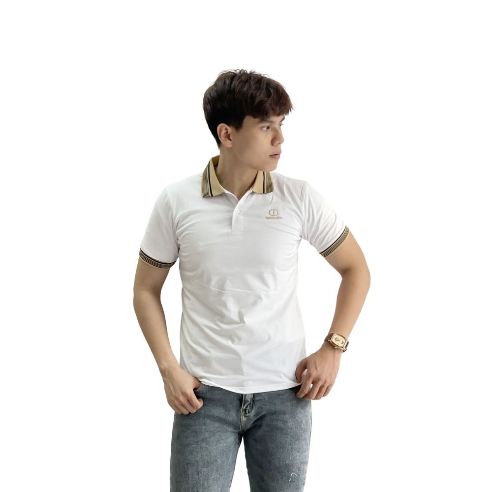 Thun nam có cổ Polo Cotton 4 chiều, Dễ Thoát Mồ Hôi, Mềm Mịn | BigBuy360 - bigbuy360.vn