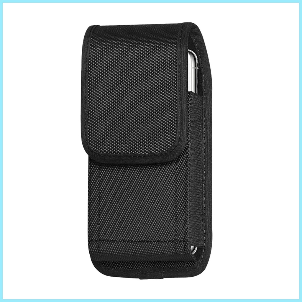 Bao Da Điện Thoại Bằng Vải Có Vòng Đeo Thắt Lưng Cho Nam
