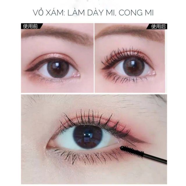 Mascara làm dày mi và dài mi vỏ matte lì Hold Live tự nhiên chống nước chống mồ hôi lâu trôi lọ 6g