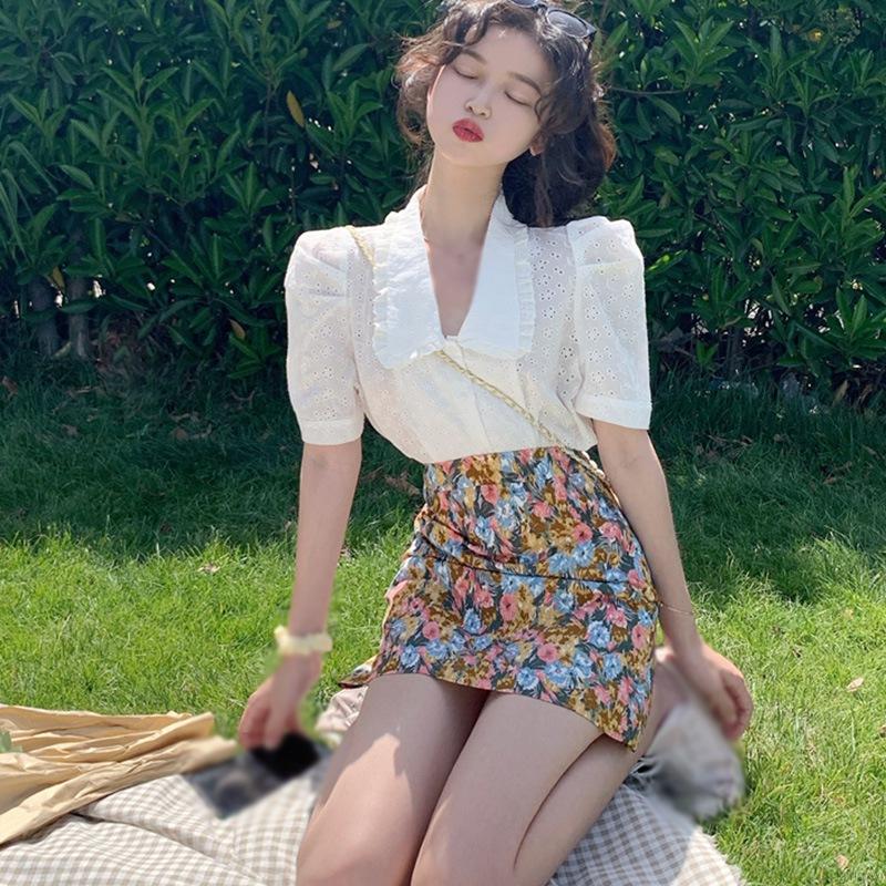 Chân Váy Dài In Hoa Thời Trang Nữ Tính | BigBuy360 - bigbuy360.vn