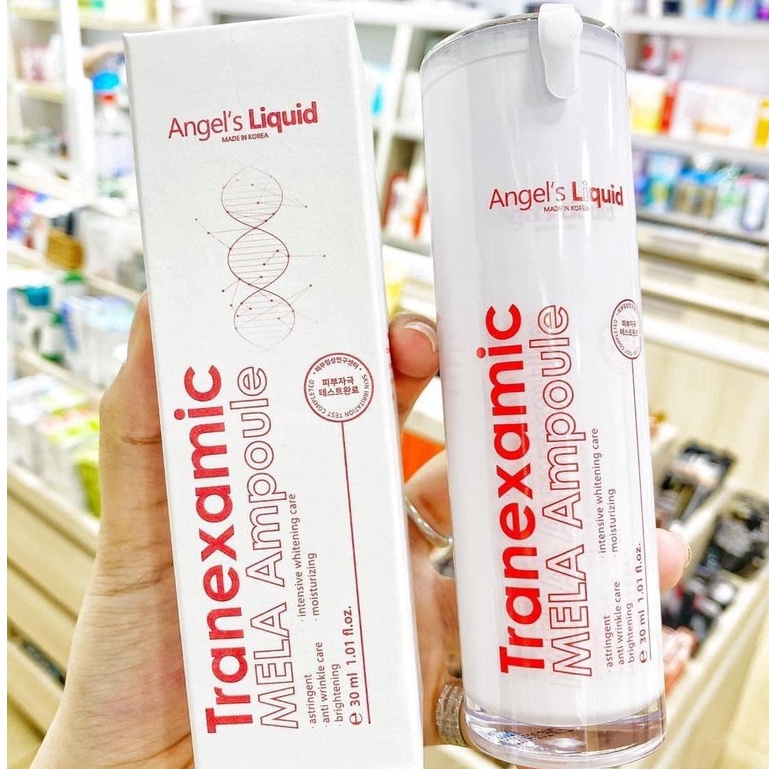 Tinh Chất Dưỡng Trắng Xoá Thâm Đỏ Mờ Sạm Nám Angel's Liquid Tranexamic Mela Ampoule (30ml)