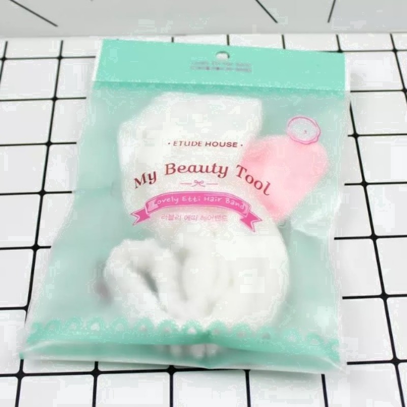 Băng đô tai thỏ dễ thương rửa mặt cho bé gái