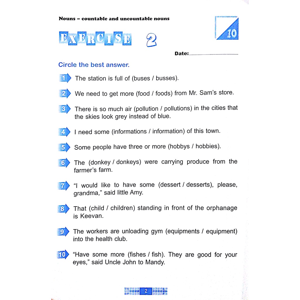 Sách - Bài Tập Ngữ Pháp Tiếng Anh Cơ Bản Dành Cho Học Sinh - Basic Grammar Workbook - Quyển 2 TSM0515