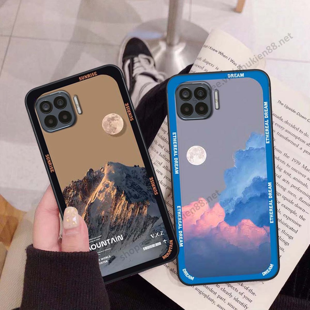 Ốp Oppo A73 / A93 hình vũ trụ, mountain, cloud phong cách cá tính