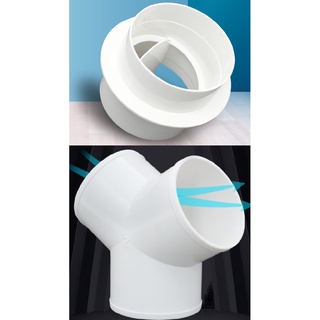 Phụ kiện thông gió đường ống: Y cân, Van 1 chiều 100mm 150mm 200mm, Y giảm 150-2x100mm, côn thu 200/150mm nhựa ABS