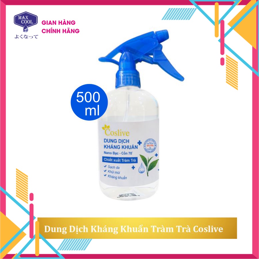 Xịt kháng khuẩn TINH DẦU TRÀM TRÀ 500ml