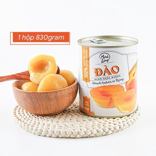01 THÙNG ĐÀO HỘP ASIA FOOD - 12 HỘP/THÙNG - 830G/HỘP