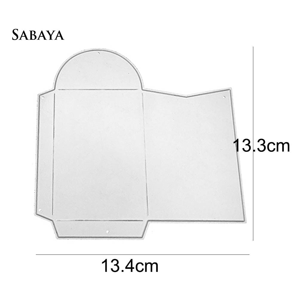 Khuôn Cắt Giấy Làm Từ Kim Loại Tạo Hình Phong Thư Trang Trí Scrapbook