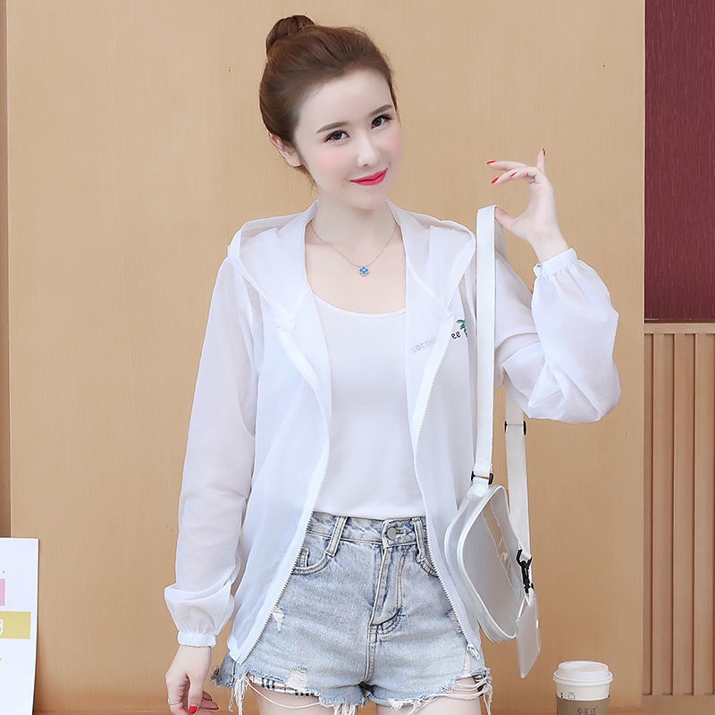 Áo Khoác Chống Tia Uv Dáng Rộng 2022 Thời Trang Mùa Hè Hàn Quốc Cho Nữ