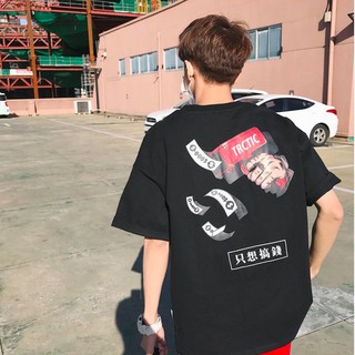 Áo thun unisex form rộng tay lỡ nam nữ in hình trẻ trung năng động phong cách đường phố hàn quốc HipHop Hot 2019 Đẹp