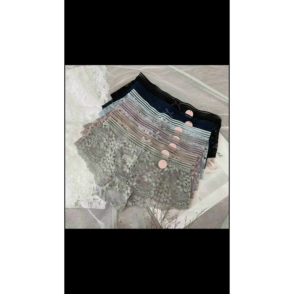 Quần lót nữ ren dạng đùi lưng thấp size 39-53kg