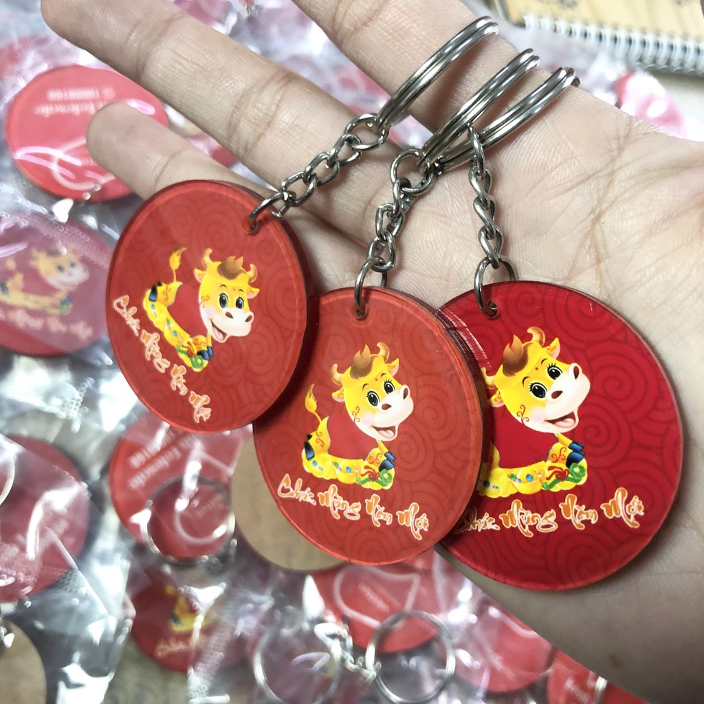 Móc khóa logo - Móc khóa thiết kế và in logo thương hiệu công ty theo yêu cầu