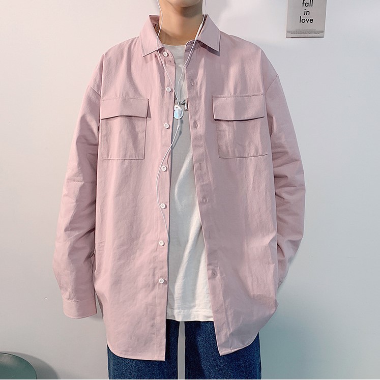 Áo Sơ Mi Dài Tay Unisex Form Rộng Nhiều Màu Chất Đẹp Siêu Hot- A9 | BigBuy360 - bigbuy360.vn