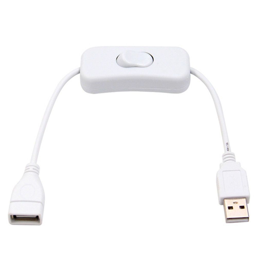 Dây cáp mở rộng đa năng có công tắc USB 28cm