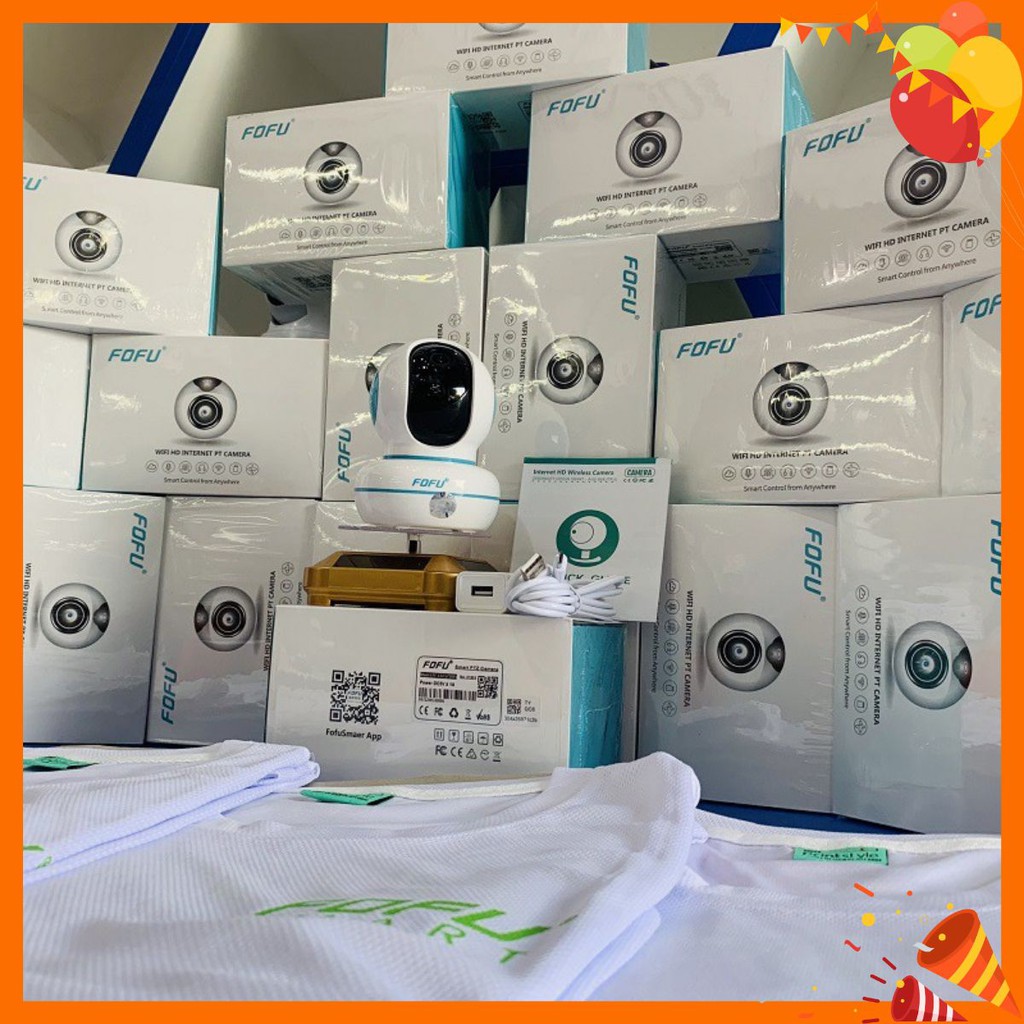 Camera Không dây chính hãng Fofu C6C |Camera wifi gia re|camera thông minh