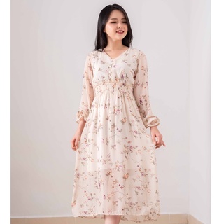 Đầm công chúa đính hoa Ulzzang kèm ảnh thật 👑🌨 Đầm hoa nhí vintage Zuca shop