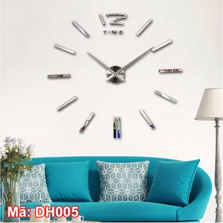 Đồng hồ dán tường nghệ thuật Châu Âu mã DH005