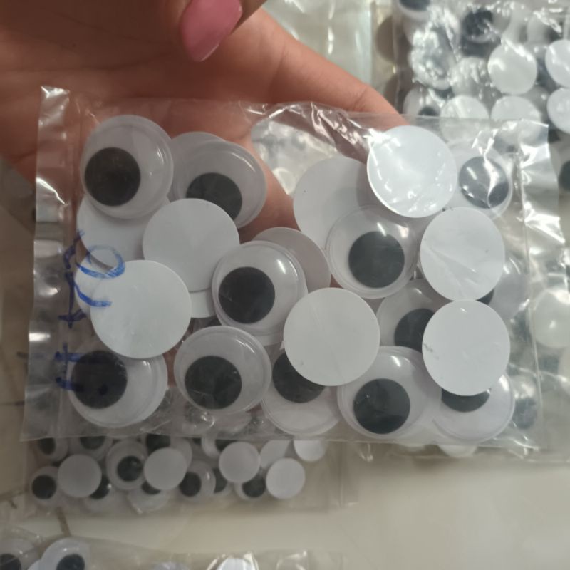 Túi 10 cặp mắt thú/mắt liếc làm handmdae